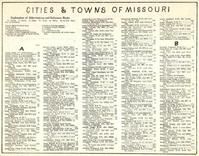 Index 001, Missouri State Atlas 1940c